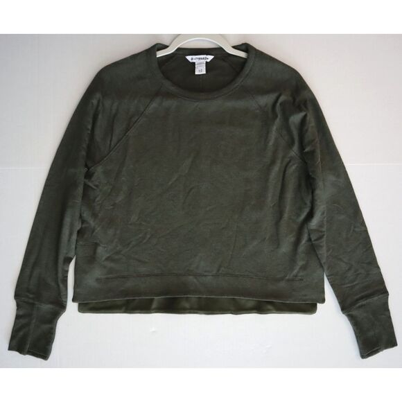 Athleta 842674-04 Women's Sz S Green Coaster Luxe Recover High Hip Sweatshirt - Picture 8 of 9